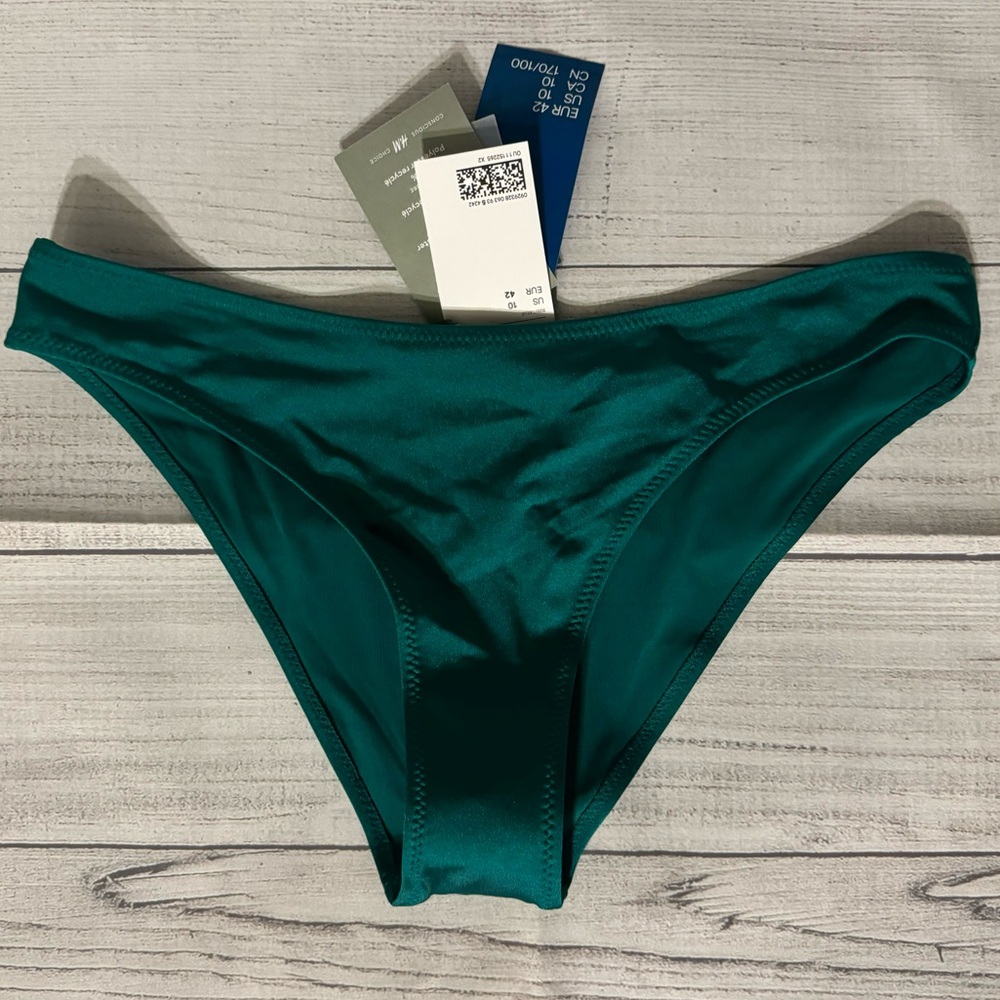 High Waisted Thong Bikini Bottom